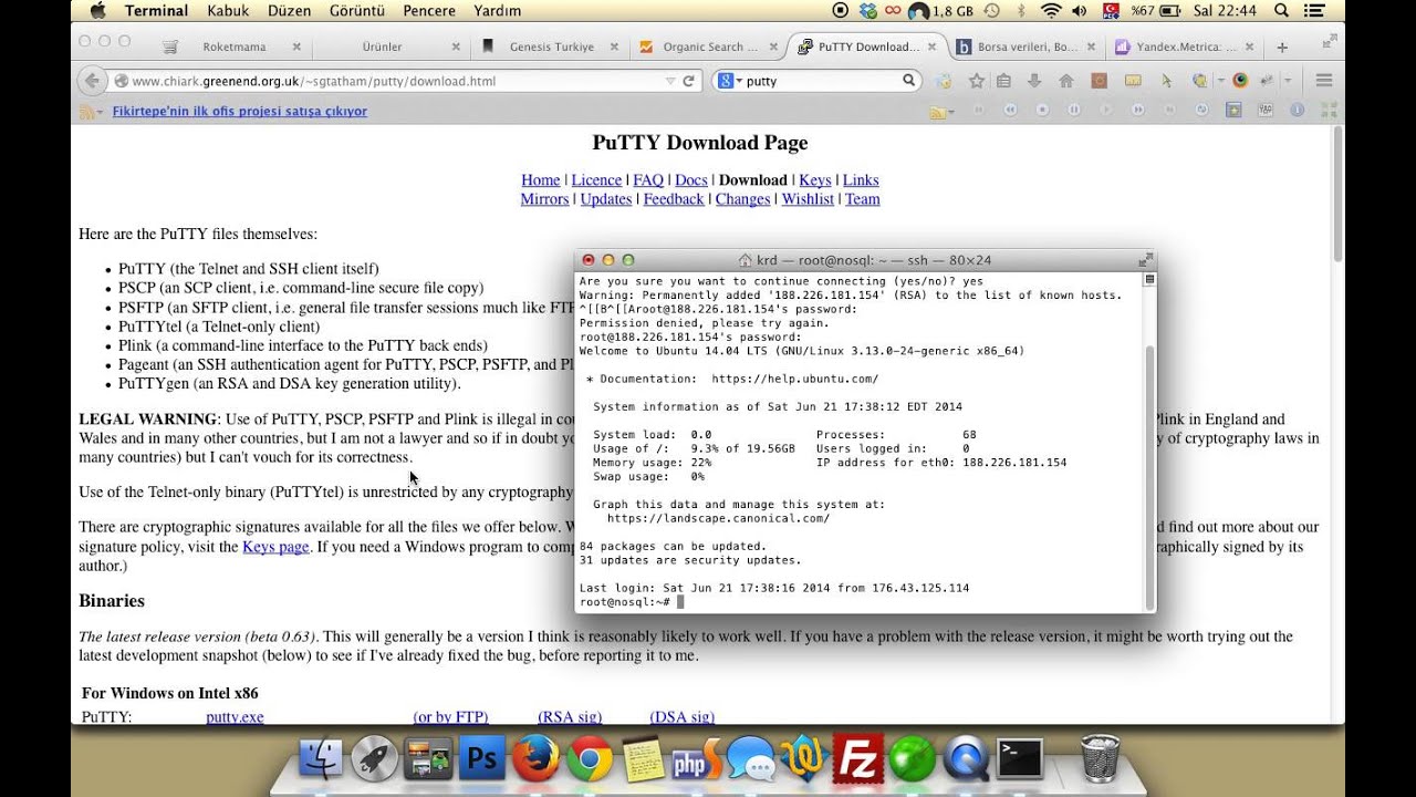 install putty for mac